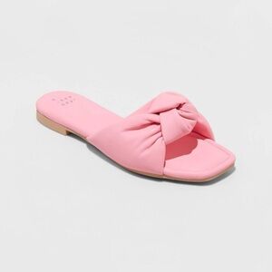 Women's Ruth Slide Sandals - A New Day Pink